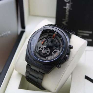 JAM TANGAN PRIA ALEXANDRE CHRISTIE ORIGINAL AC 6622 MC Black Orange