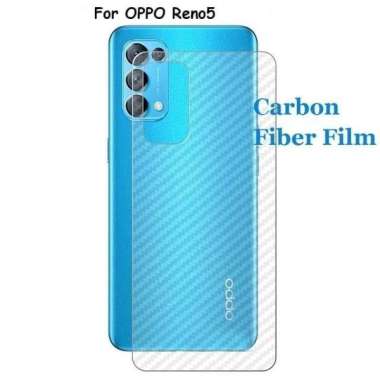 Skin Carbon Oppo Reno 5 - 2021 Garskin Handphone Protector Oppo Reno5