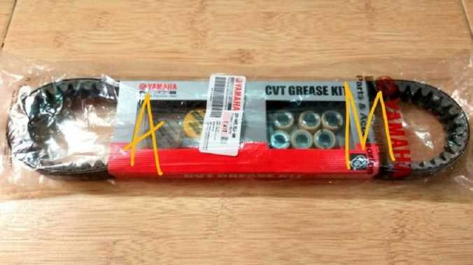 VAN BELT V-BELT SET 2DP-WE76J-00 NMAX ASLI ORIGINAL YAMAHA
