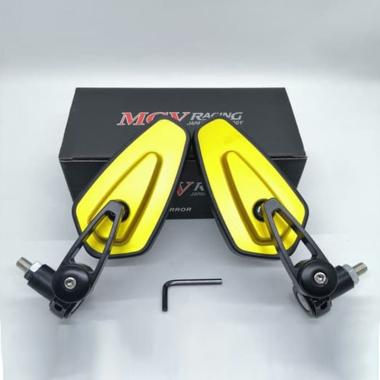 MGV MGV-S5 Bar End Jalu Spion Motor for Universal kuning
