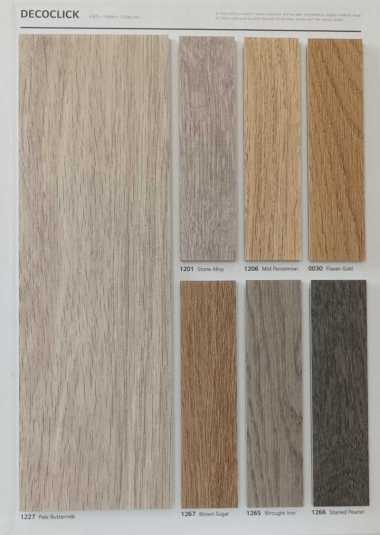 LG HAUSYS DECO CLICK 0.30 MM WL15CM X122 CM VINYL KAYU/ LANTAI VINYL PLANK