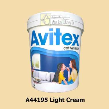 Cat Tembok Avitex 25 kg (Tinting - Base A) A44195-Light Cream