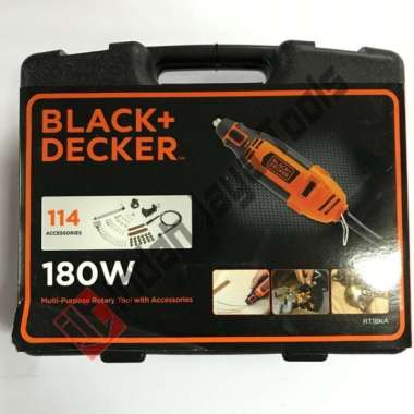 Mini Die Grinder Set 114 Pcs BLACK DECKER - Gerinda Bor Mini Tuner