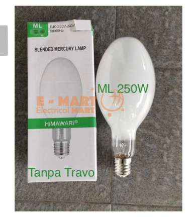 ML 250W E40 220-230V Lampu Mercury 250 Watt