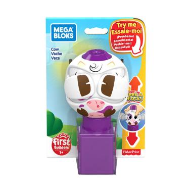 mega bloks bricks peek a blocks cow gkx45 blocks stacking toys