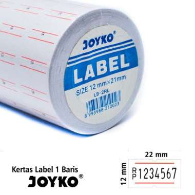 Kertas Roll Alat Label Harga Refill
