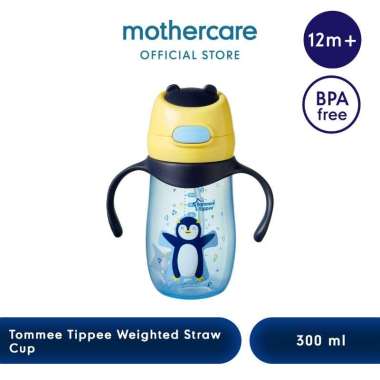Tommee Tippee Weighted Straw 2 Handle Cup300Ml - Botol Minum Anak