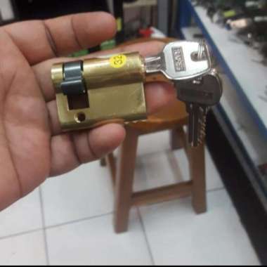 silinder setengah kunci 40mm rafes kuning gold