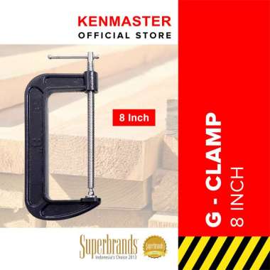 G Clamp 8 Inch / Alat Penjepit Kayu - KLEM065