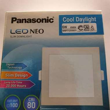 Lampu Led Panel 6 W Panasonic
