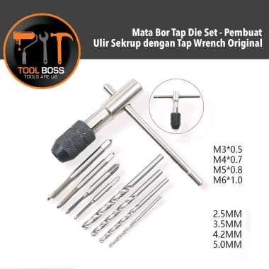 MATA BOR TAP DIE - PEMBUAT ULIR SEKRUP DENGAN TAP WRECNH ORIGINAL GAGANGNYA AJA