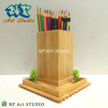 Tempat Pensil Stik Es Krim Multicolor