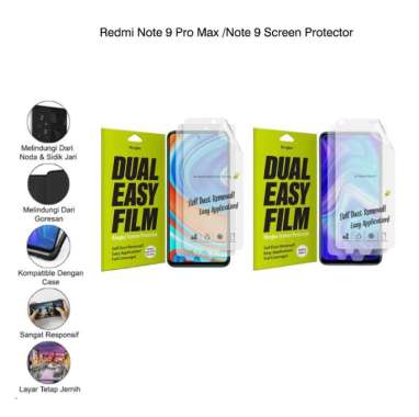 Ringke Redmi Note 9 Pro Max /Note 9 Screen Protector Anti Gores Easy Redmi Note 9