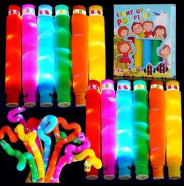 Mainan pop light pop tube LED/Pipa Stik LED HIJAU