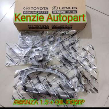 Chain Set Rantai Timing + Pompa Oli Avanza 1.5 Rush Terios Origina