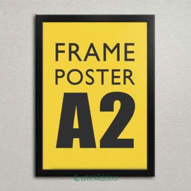 Poster Frame A2 Hitam