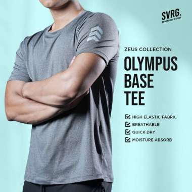 SVRG Olympus Basic Tee - Men TShirt - Kaos Pria - Kaos Olahraga S