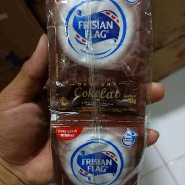 susu frisian flag 1 renteng frisian flag coklat