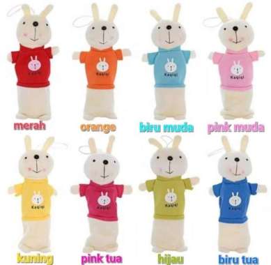 Kotak Pensil Boneka Kelinci Multicolor