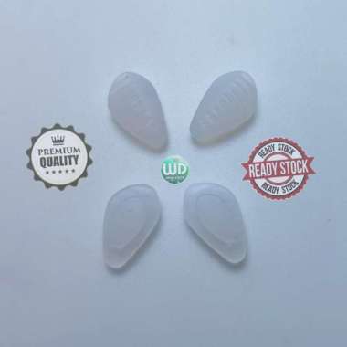 NosePad Kacamata Nike Bantalan Nose pad Nike Silicone Push-On Putih