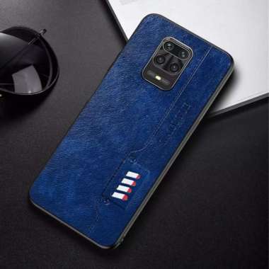 CASE KULIT XIAOM REDMI NOTE 9 PRO / NOTE 9 CASING KULIT KAIOUYUE NOTE 9 PRO Biru