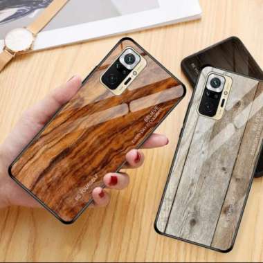 CASE XIAOMI REDMI NOTE 10s CASE SERBUK KAYU PREMIUM CASE GLASS
