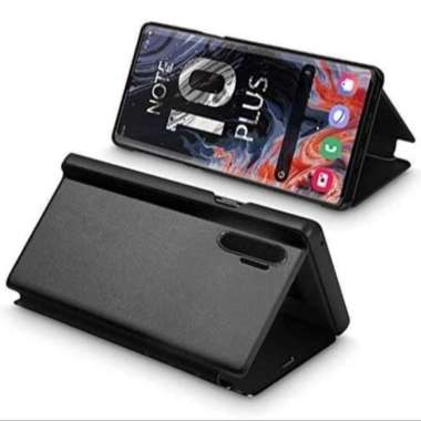 Flip Case Miror samsung Note 10 & Note 10 Plus Standing View Cover