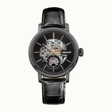Ingersoll The Smith Automatic Skeleton Dial Jam Tangan Pria [I05705] Black Rosegold