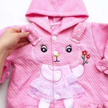 Babybeb Bunny Ballerina Jacket Anak Perempuan 6-24 bulan pink