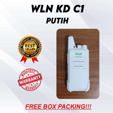 HT WLN KD-C1 UHF PUTIH SATUAN HT WLAN KDC1 UHF GARANSI 1 THN