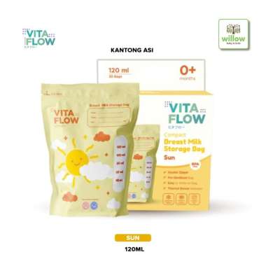 Kantong Asi Bayi - Vita Flow Kantong Asi 120ml Sun