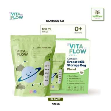 Kantong Asi Bayi - Vita Flow Kantong Asi 120ml Planet