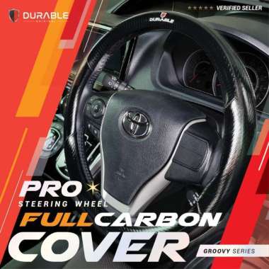 Suzuki SX4 Esteem Aerio Ertiga Vitara Cover Stir Steer Sarung Setir Mobil Carbon Groovy Full Carbon