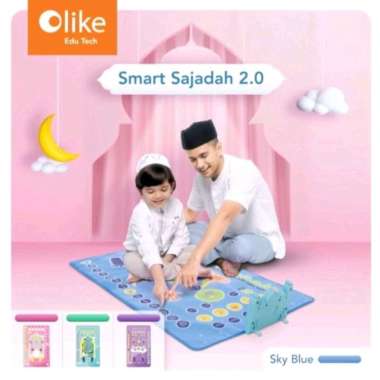 Olike smart sajadah 1vs2- sajadah pintar anak 2 purple