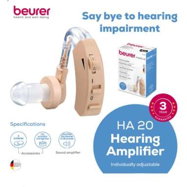 Beurer HA 20 Alat Bantu Dengar / Beurer Hearing Aid HA20