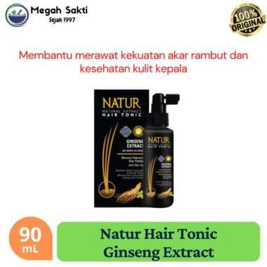 Natur Hair Tonic Gingseng 90ml - Vitamin Tonik Rambut Rontok