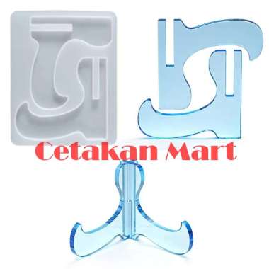 CMart Cetakan Silikon Resin Craft DIY Standing Holder