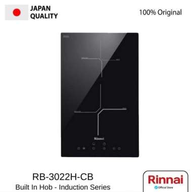 Rinnai - RB-3022-HCB Kompor Listrik 2 Tungku 3400W