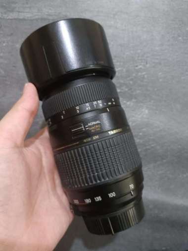 Lensa tamron 70 300mm tele macro for nikon