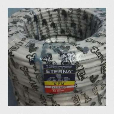 Eterna 4x2,5 / 4x2.5 Kabel NYM Kawat tembaga Meteran 100% Eterna