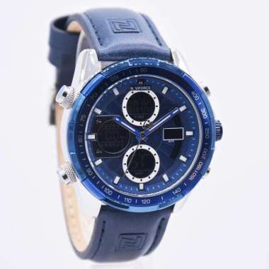 Jam Tangan Pria Sport Original Naviforce Dual Time Edition NF-9197 Garansi Resmi