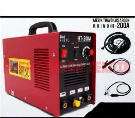 Mesin Las RHINO / Inverter RHINO TIG 200 Trafo Las Argon Tig200A 200 A TanpaBubleWarp