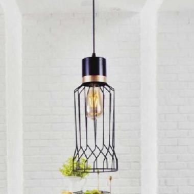 Eglare Khola Lampu Gantung Hias - Hitam