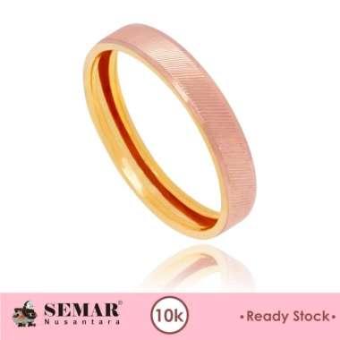 Cincin Emas Arsir Polos 10K Semar Nusantara 0.6 Gram-12-13