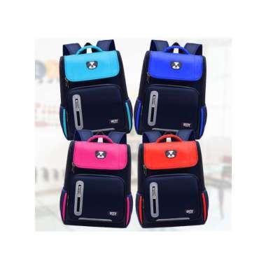 Goto Nifty Kids Bag Tas Sekolah Ransel Anak Laki-Laki Perempuan TK SD SIZE M PINK