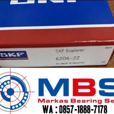 BEARING 6206 ZZ MERK SKF ASLI 6206 2Z 6206ZZ