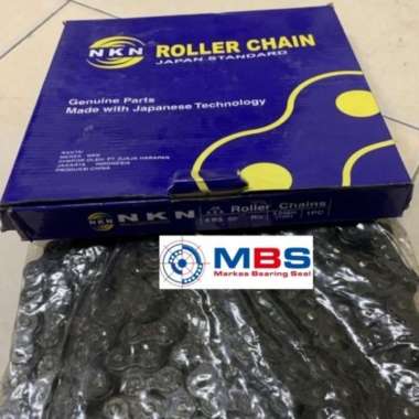 RANTAI RS 60-2 ROLLER CHAIN DOUBLE MERK NKN RS60 - 2