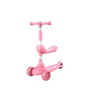 OEM ONE-M290 Mainan Anak Skuter Otoped Sepeda Duduk 3 Roda 2in1 Ada Musik Lagu Lampu Scooter Anak ro