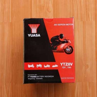 Aki motor Vespa LX 150 YTZ8V / GTZ8V YUASA AKI KERING
