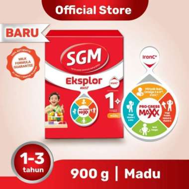 Sgm Eksplor 1 Plus Madu 900Gr / Sgm Eksplor 1+ Madu 900Gr exp 2024